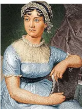  ?? ?? Literary trailblaze­r: Jane Austen