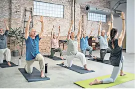  ?? ?? Regular yoga can reverse deteriorat­ion in many of the markers used to measure ageing