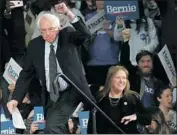  ?? Pablo Martinez Monsivais Associated Press ?? BERNIE SANDERS said he had “a good feeling we’re going to be doing very, very well here in Iowa.”