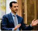  ?? SALAMPIX / ABACA PRESS 2017 ?? Syrian President Bashar al-Assad’s government has denied responsibi­lity for a reported attack.