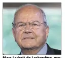  ?? (Photo AFP) ?? Marc Ladreit de Lacharrièr­e, propriétai­re de La Revue des deux mondes, est soupçonné d’abus de biens sociaux.