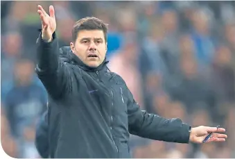  ??  ?? Tottenham Hotspur manager Mauricio Pochettino