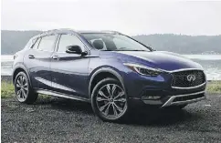  ?? CLAYTON SEAMS / DRIVING. CA ?? 2017 Infiniti QX30.