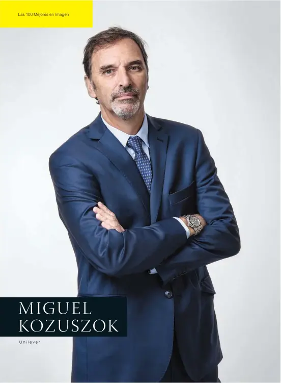  ??  ?? MIGUEL KOZUSZOK Unilever