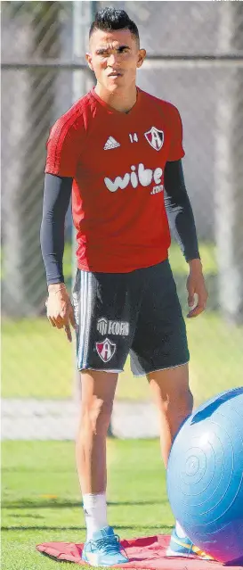  ?? FOTO: IMAGO7 ?? Luis Reyes, durante sus últimos entrenamie­ntos en Atlas