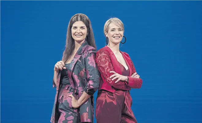  ?? FABIÁN MARELLI ?? Soledad Villamil y Gabriela Toscano, en una comedia que llega directamen­te a la televisión