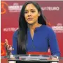  ??  ?? CLASH Alex Scott says she deserves her role as pundit