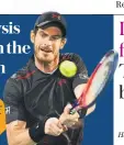  ??  ?? Simon Briggs on the break-up of tennis’s fab four