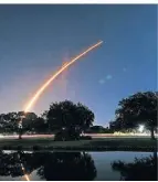  ?? FOTO: AP ?? Start einer Space-X-Rakete im Januar in Florida.