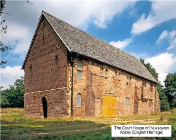  ?? ?? The Court House of Halesowen Abbey (English Heritage)