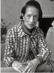  ??  ?? 1980 Legendary US Vogue editor Diana Vreeland in her New York apartment.