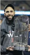  ?? DAVID J. PHILLIP/AP ?? After losing his first nine decisions as a playoff starter, the Red Sox’s David Price now has a three-game win streak.