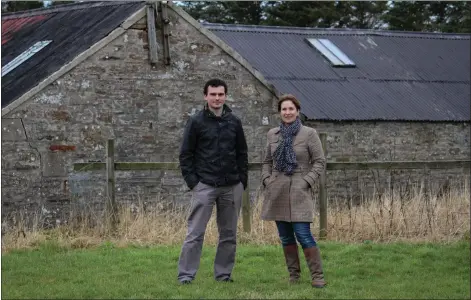  ??  ?? Martin and Claire Murray, of Rock Rose Gin, have formed a partnershi­p with local conservati­onists to grow juniper on site.