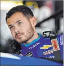  ?? Derik Hamilton The Associated Press ?? NASCAR driver Kyle Larson lost his ride with Chip Ganassi Racing and served a six-month suspension after using a racial slur in a virtual racing event.