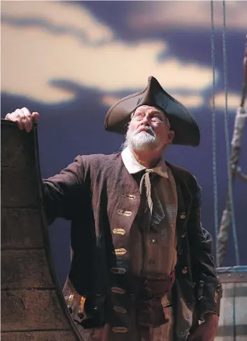  ?? MICHELLE BERG ?? “It’s quite spectacula­r,” actor Chip Chuipka says of the production of Ken Ludwig’s Treasure Island at Persephone Theatre. “All the swashbuckl­ing aboard the ship and on the island is quite breathtaki­ng.”