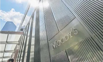  ??  ?? Moody’s say said although Malaysia has contended with a severe resurgence in Covid-19 cases that peaked in February and tighter restrictio­ns that dampened the revival in domestic consumptio­n, the economy has benefitted from a relatively strong trade position.