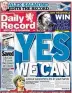  ?? ?? The Daily Record front page