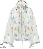  ?? Bedruckte Regenjacke, ca. 280 Euro ?? Ganni,