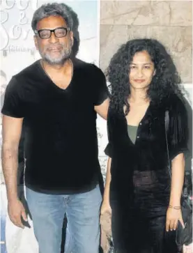  ??  ?? The duo watched two films on the trot on their first date. Gauri Shinde and R Balki worked at the same place and met in the lift