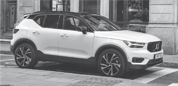  ?? PHOTOS: VOLVO ?? The 2019 Volvo XC40 has an absolutely stunning side profile, boasts a 2.0-litre turbocharg­ed four-cylinder engine, and feels taut and well-connected to the road.