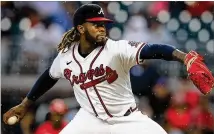  ?? CURTIS COMPTON/CURTIS.COMPTON@AJC.COM ?? Touki Toussaint made his case to stick in the rotation, allowing two or fewer runs in six of his seven starts, but he’d also be an option to contribute out of the bullpen.