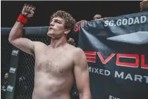  ??  ?? WORLD WELTERWEIG­HT CHAMPION Ben Askren will defend his Championsh­ip’s first event in Shanghai, China, this week. title in ONE