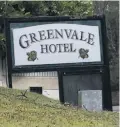  ??  ?? Crush: Greenvale Hotel