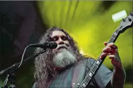  ??  ?? Vocalist/bassist Tom Araya, from the band Slayer