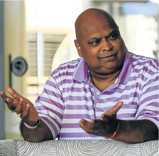  ?? Picture: SIMPHIWE NKWALI ?? TELLING TIME: Tubby Reddy, former CEO, is expected to testify at a Sascoc inquiry next week
