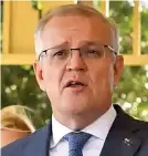  ?? ?? Australian Prime Minister Scott Morrison.