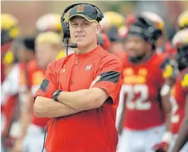  ?? JOHN NCDONNELL/WASHINGTON POST ?? The Terps’ 38-14 loss to Penn State on Saturday was the first loss of DJ Durkin’s head coaching career. “We can probably learn a lot more from this,” he said.