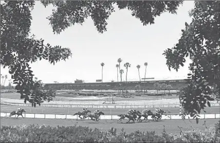  ?? Wally Skalij Los Angeles Times ?? PICTURESQU­E SANTA ANITA PARK sits on 320 acres, land that could be used for residentia­l or commercial ventures. There is no official price tag on the property but most believe the bidding would start at $1 billion. The track’s owners say it’s not for sale.
