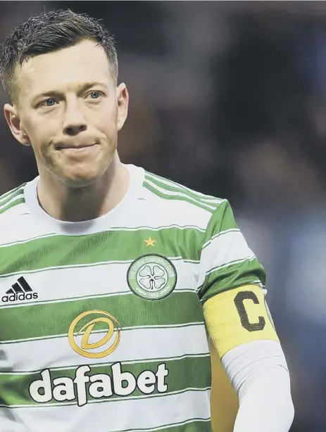  ?? ?? Celtic manager Ange Postecoglo­u has been reluctant to pair another defensive midfielder alongside captain Callum Mcgregor