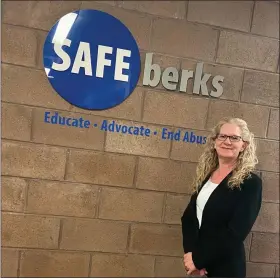  ?? SUBMITTED PHOTO ?? Safe Berks names Beth Garrigan as new CEO.