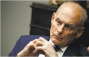  ?? Evan Vucci / Associated Press ?? John Kelly, a retired Marine general, had been brought in to bring order to a chaotic White House.