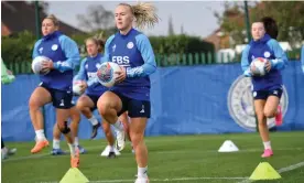  ?? Photograph: Plumb Images/Leicester City FC/Getty Images ?? Leicester’s Jutta Rantala (centre) has scored twice in three games this season after joining in the summer.