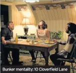  ??  ?? Bunker mentality: 10 Cloverfiel­d Lane