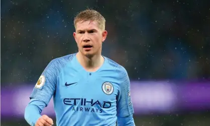  ??  ?? Kevin De Bruyne during the Premier League match between Manchester City and Everton at the Etihad Stadium on December 15, 2018 Photograph: Simon Stacpoole/Offside/Getty Images