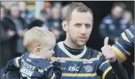  ?? PICTURE: STEVE RIDING ?? ‘ MOVING’: Former rugby league star Rob Burrow has been praised for his bravery and positivity in the face of MND.