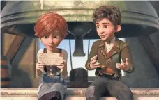  ?? WEINSTEIN COMPANY ?? Orphaned best friends Félicie (left, voiced by Elle Fanning) and Victor (Nat Wolff ) yearn to escape to Paris in Leap!