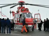  ?? GETTY ?? Der Hubschraub­er Airbus H225 Super Puma wird sonst von Rettungsdi­ensten benutzt.