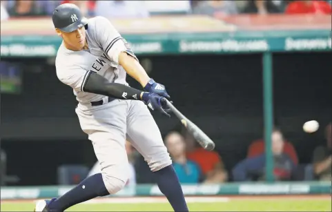  ?? Tony Dejak / Associated Press ?? New York Yankees’ Aaron Judge could face a defensive shift when he bats during the All-Star Game on Tuesday.