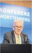  ?? FOTO: DPA ?? Will künftig „staatstrag­end“sein: Winfried Kretschman­n (Grüne).