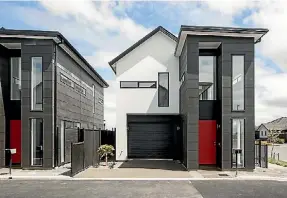  ??  ?? New homes at Wigram Skies subdivisio­n, Christchur­ch, have increased supply and limited price increases.