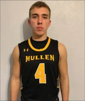  ?? Mary Jo Walker ?? Last year Brendon Walker led Mullen back to the State Tournment for the 16th time in program history with a group of underclass­men. This season he has his eyes set on helping the Broncos win a State Title.