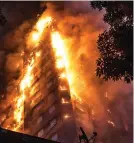  ??  ?? Tragedy: Grenfell Tower