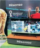  ?? FOTOS: EL HERALDO ?? Los televisore­s Hisense A6G poseen caracterís­ticas innovadora­s.