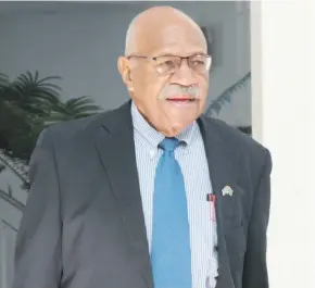  ?? SODELPA caretaker party leader Sitiveni Rabuka. ??