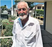  ??  ?? Not out: Don Smith outside his home in Adelaide and (right) during his long career with Sussex