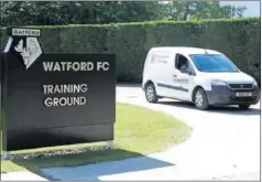  ??  ?? Lugar donde se entrena el Watford.